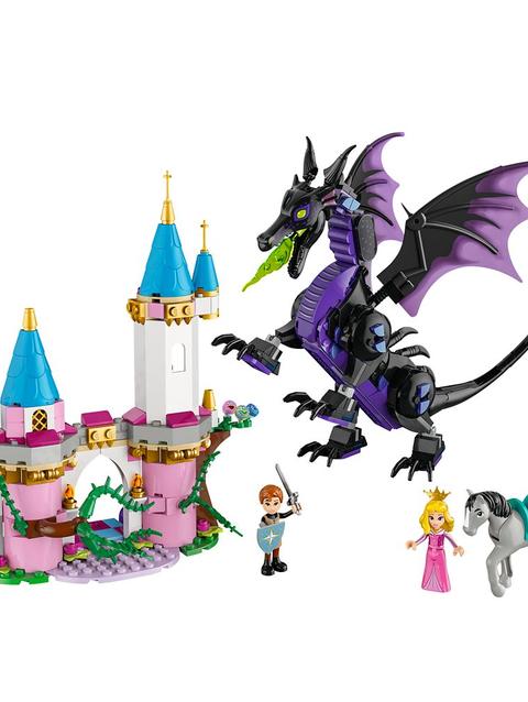 LEGO Maleficent's Dragon Form and Aurora's Castle 43240 – Sleeping Beauty