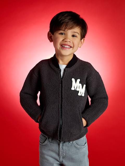 Mickey Mouse CozyChic® Varsity Jacket for Kids by Barefoot Dreams