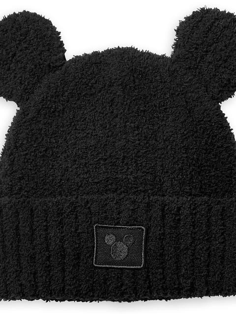 Mickey Mouse Beanie Hat for Kids by Barefoot Dreams – Black