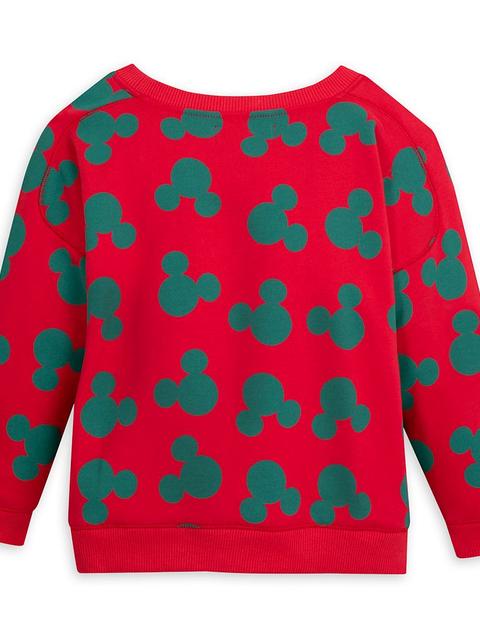 Mickey Mouse Icon Holiday Pullover Sweatshirt for Toddlers by monica   andy