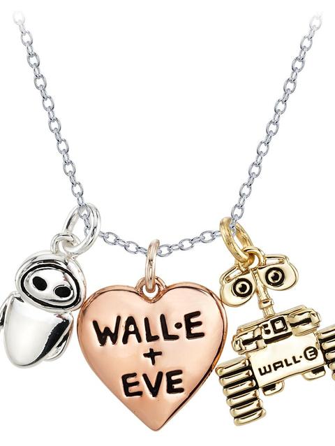 WALL•E and E.V.E. Heart Necklace