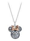 Minnie Mouse Icon Diamond Necklace