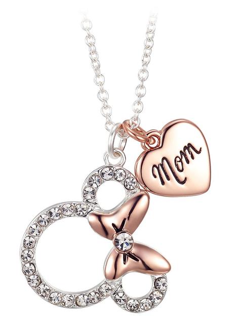 Minnie Mouse ''Mom'' Necklace