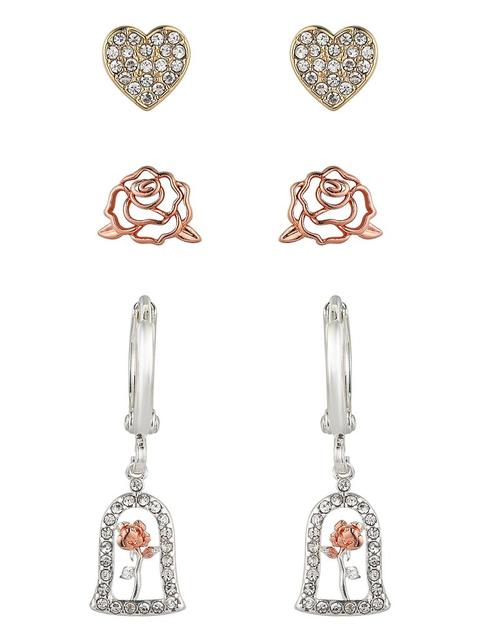 Beauty and the Beast Rose Earring Set