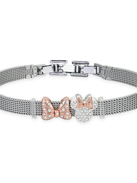 Minnie Mouse Bow Mesh Bracelet