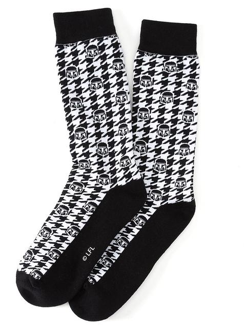 The Mandalorian Houndstooth Socks for Adults – Star Wars: The Mandalorian