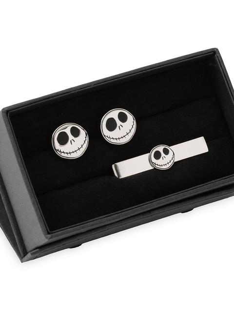 Jack Skellington Cufflinks and Tie Clip Set – The Nightmare Before Christmas