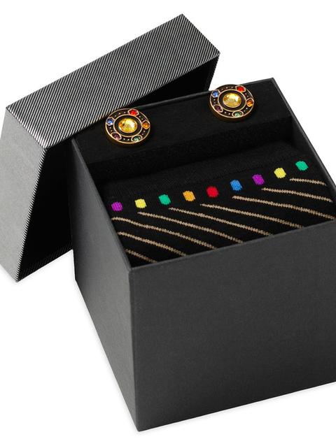 Infinity Stones Cufflinks and Sock Set