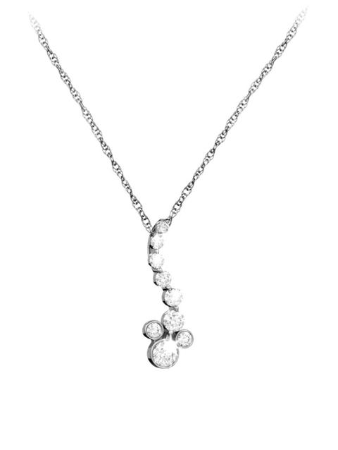 Mickey Mouse Diamond Necklace – Platinum