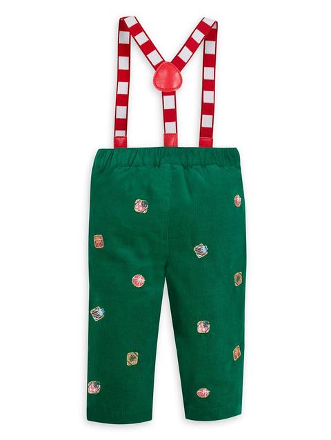 Santa Mickey Mouse Holiday Shirt and Pants Set for Baby