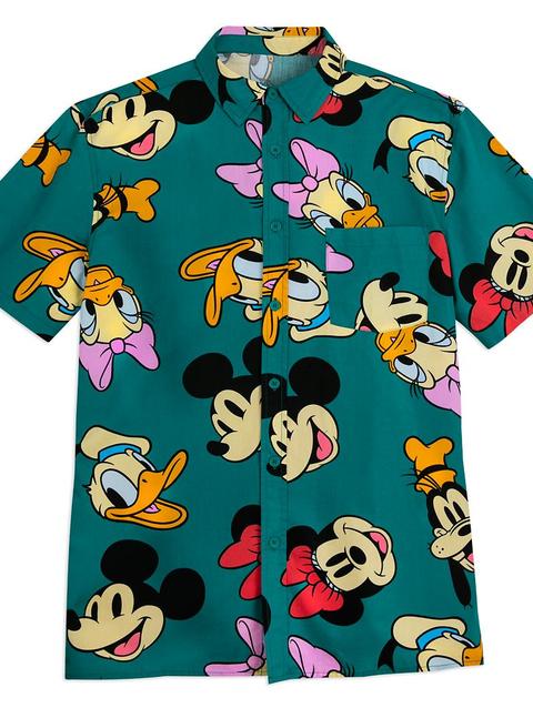 Mickey Mouse and Friends Woven Shirt for Adults