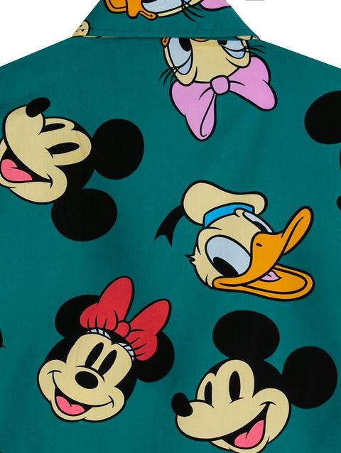 Mickey Mouse and Friends Woven Shirt for Adults