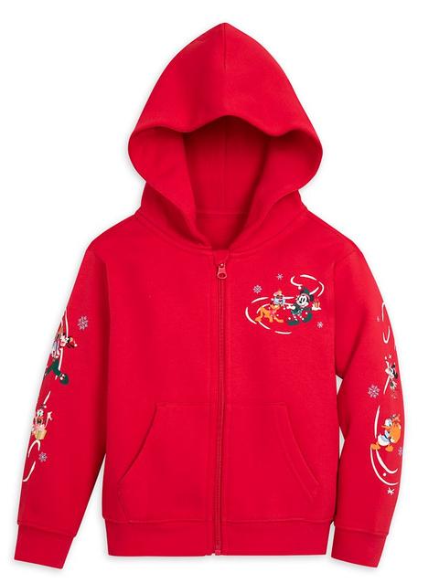 Mickey Mouse and Friends Fantasyland Castle Holiday Zip Hoodie for Kids