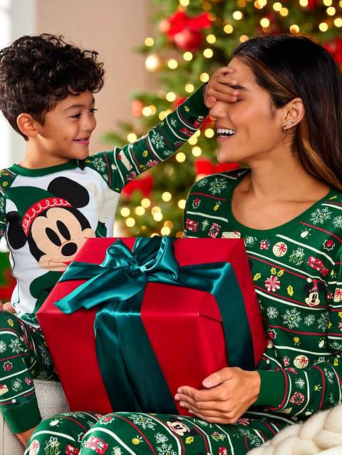 Mickey and Minnie Mouse Holiday Family Matching PJ PALS for Boys – Knit