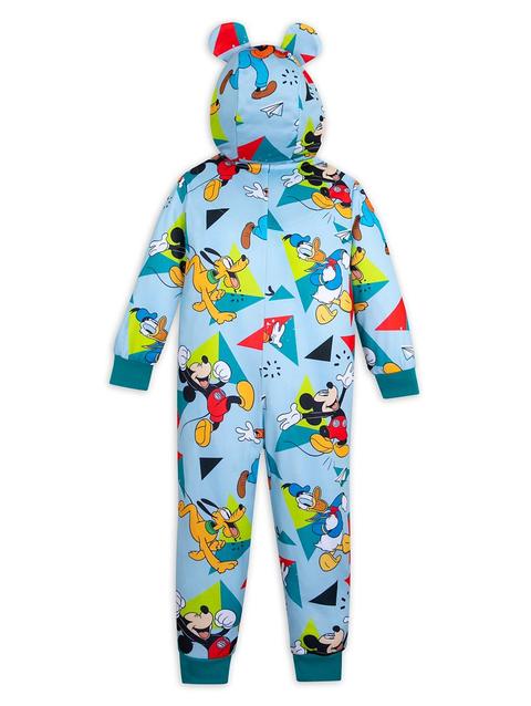 Mickey Mouse and Friends One-Piece Hooded Pajama for Kids