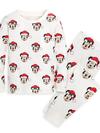 Mickey and Minnie Mouse Holiday Pajama Set for Toddlers by monica   andy