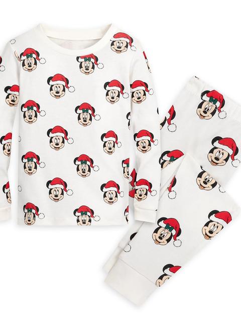 Mickey and Minnie Mouse Holiday Pajama Set for Toddlers by monica   andy