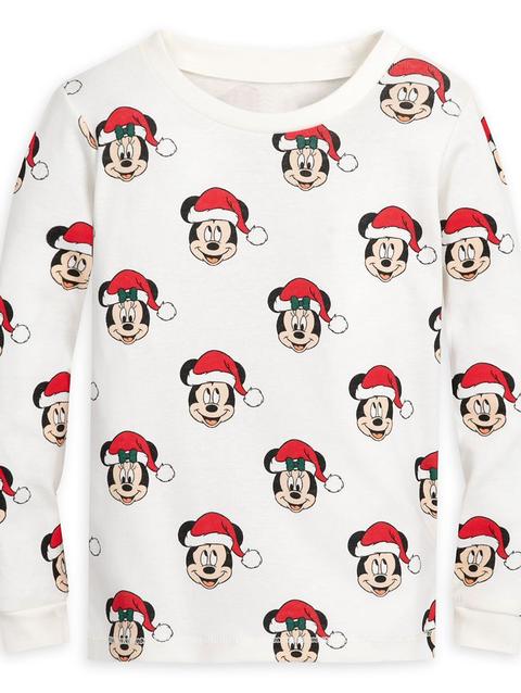 Mickey and Minnie Mouse Holiday Pajama Set for Toddlers by monica   andy