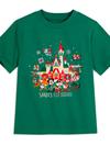 Mickey Mouse and Friends Fantasyland Castle Holiday T-Shirt for Kids