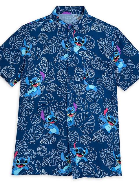 Stitch Woven Shirt for Adults – Lilo & Stitch – Navy