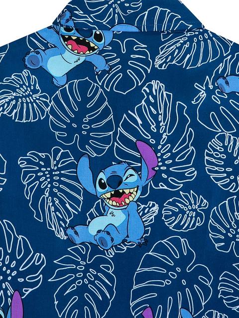 Stitch Woven Shirt for Adults – Lilo & Stitch – Navy