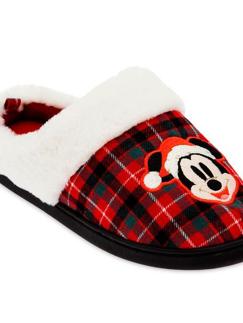 Mickey Mouse Holiday Slippers for Adults