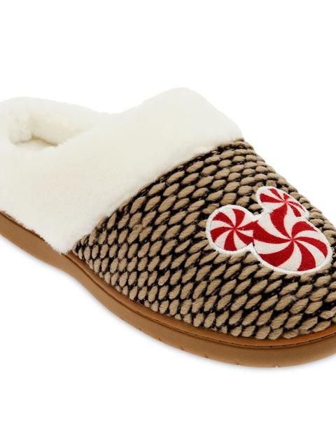 Mickey Mouse Icon Holiday Slippers for Adults – Disney Holiday Haven Collection