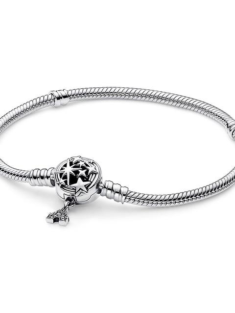 Fantasyland Castle Shooting Star Snake Chain Bracelet by Pandora – Disney Parks