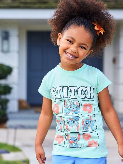 Stitch Grid T-Shirt for Kids – Lilo & Stitch