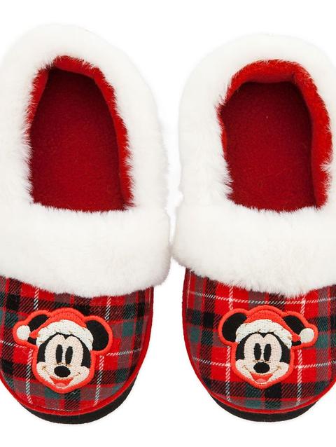 Mickey Mouse Holiday Slippers for Kids