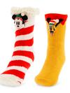 Mickey Mouse and Pluto Holiday Slipper Sock Set for Kids