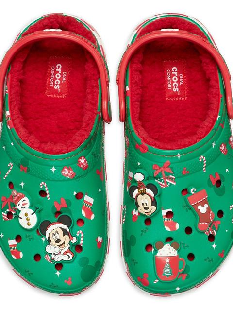 Mickey and Minnie Mouse Holiday Clogs for Kids by Crocs