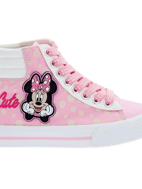 Minnie Mouse Canvas High-Top Sneakers for Kids