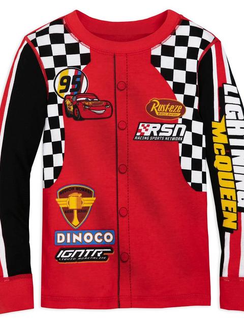 Lightning McQueen Racing Suit Costume PJ PALS for Kids – Cars