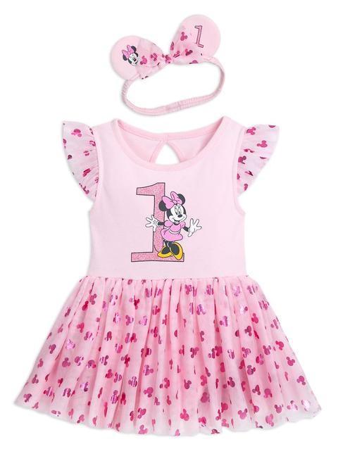 Minnie Mouse 1st Birthday Dress Set for Baby