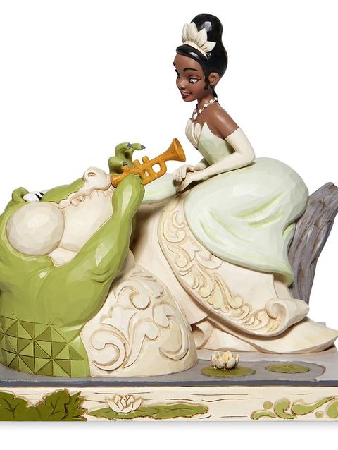 Tiana and Louis White Woodland Figure by Jim Shore – The Princess and the Frog