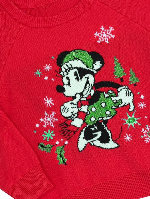 Minnie Mouse Holiday Sweater for Baby