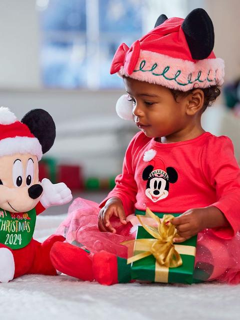 Minnie Mouse Holiday Bodysuit Set for Baby