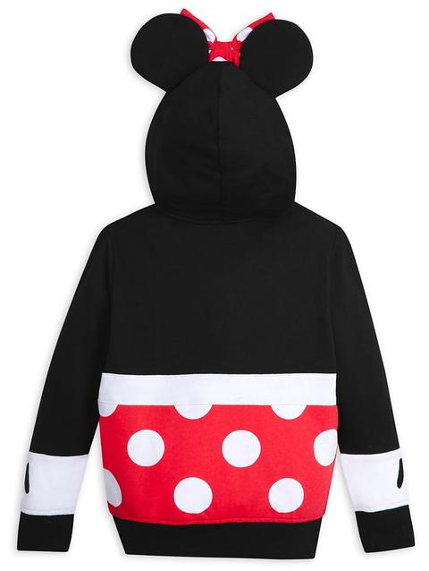 Minnie Mouse Costume Zip Hoodie for Girls