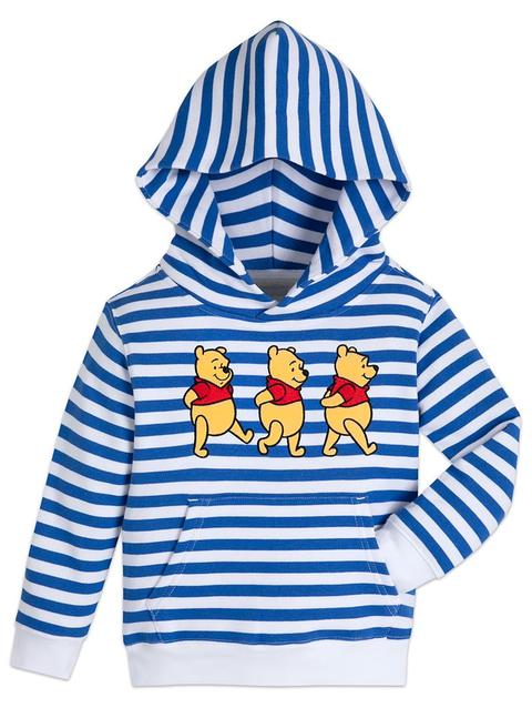 Winnie the Pooh Striped Pullover Hoodie for Kids