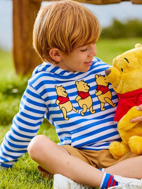 Winnie the Pooh Striped Pullover Hoodie for Kids