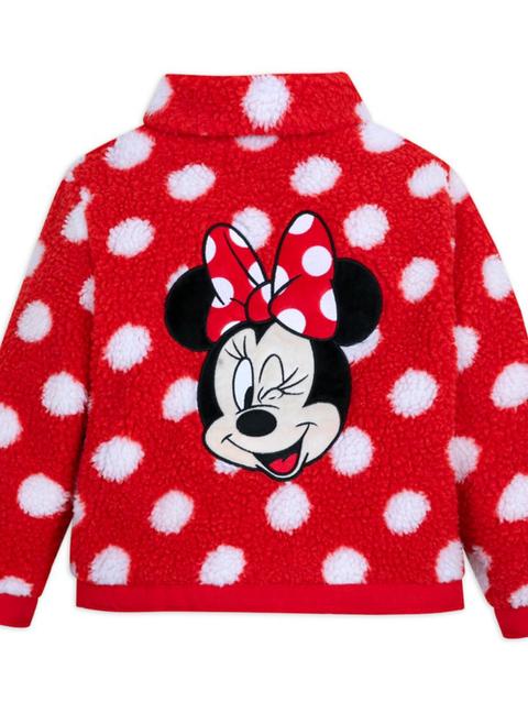 Minnie Mouse Polka Dot Fleece Jacket for Kids