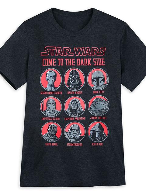 Dark Side Heathered T-Shirt for Adults – Star Wars