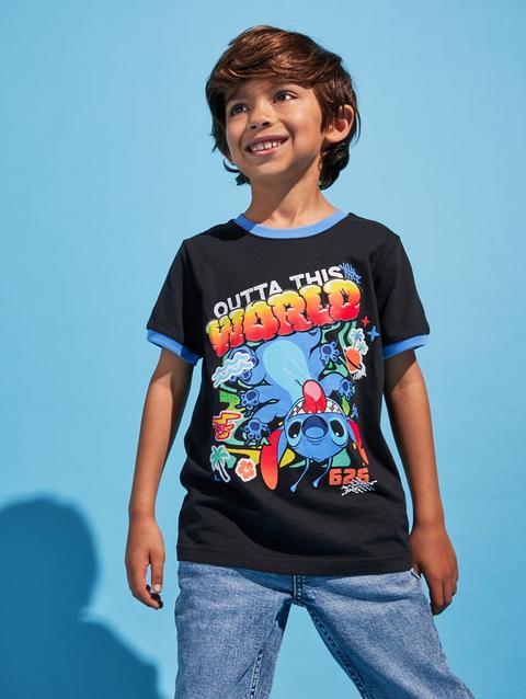 Stitch Ringer T-Shirt for Kids – Lilo & Stitch