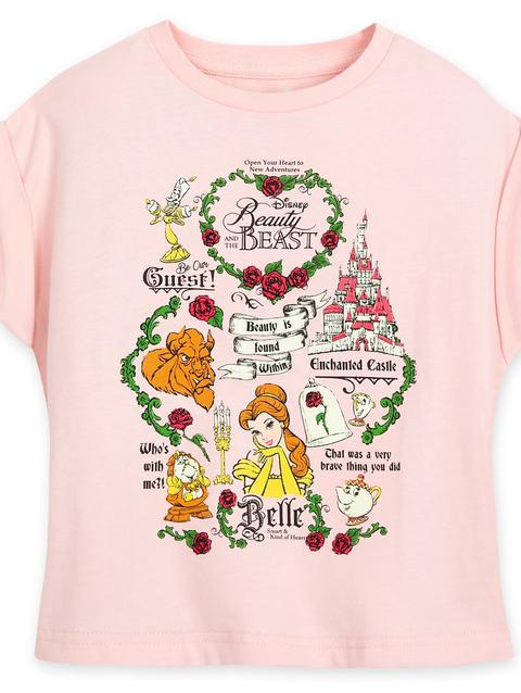 Beauty and the Beast Fashion T-Shirt for Girls