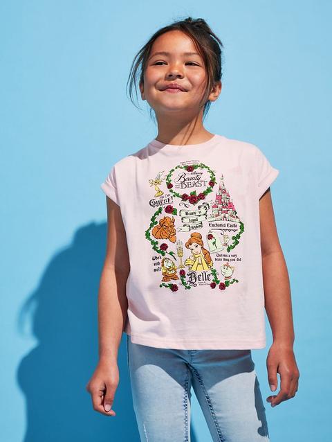 Beauty and the Beast Fashion T-Shirt for Girls