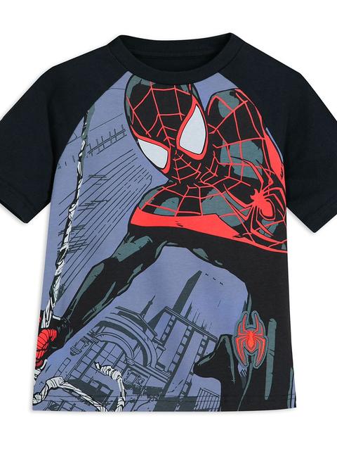 Miles Morales Spider-Man Raglan T-Shirt for Kids