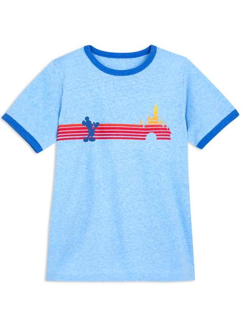 Mickey Mouse Sleeping Beauty Castle Ringer Tee for Kids