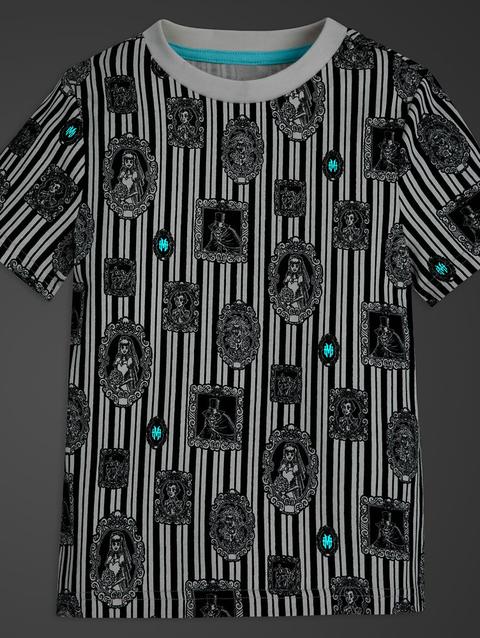 The Haunted Mansion Portraits Glow-in-the-Dark T-Shirt for Kids