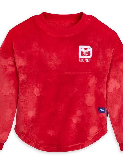 Mickey Mouse Icon Plush Spirit Jersey for Kids – Walt Disney World – Red